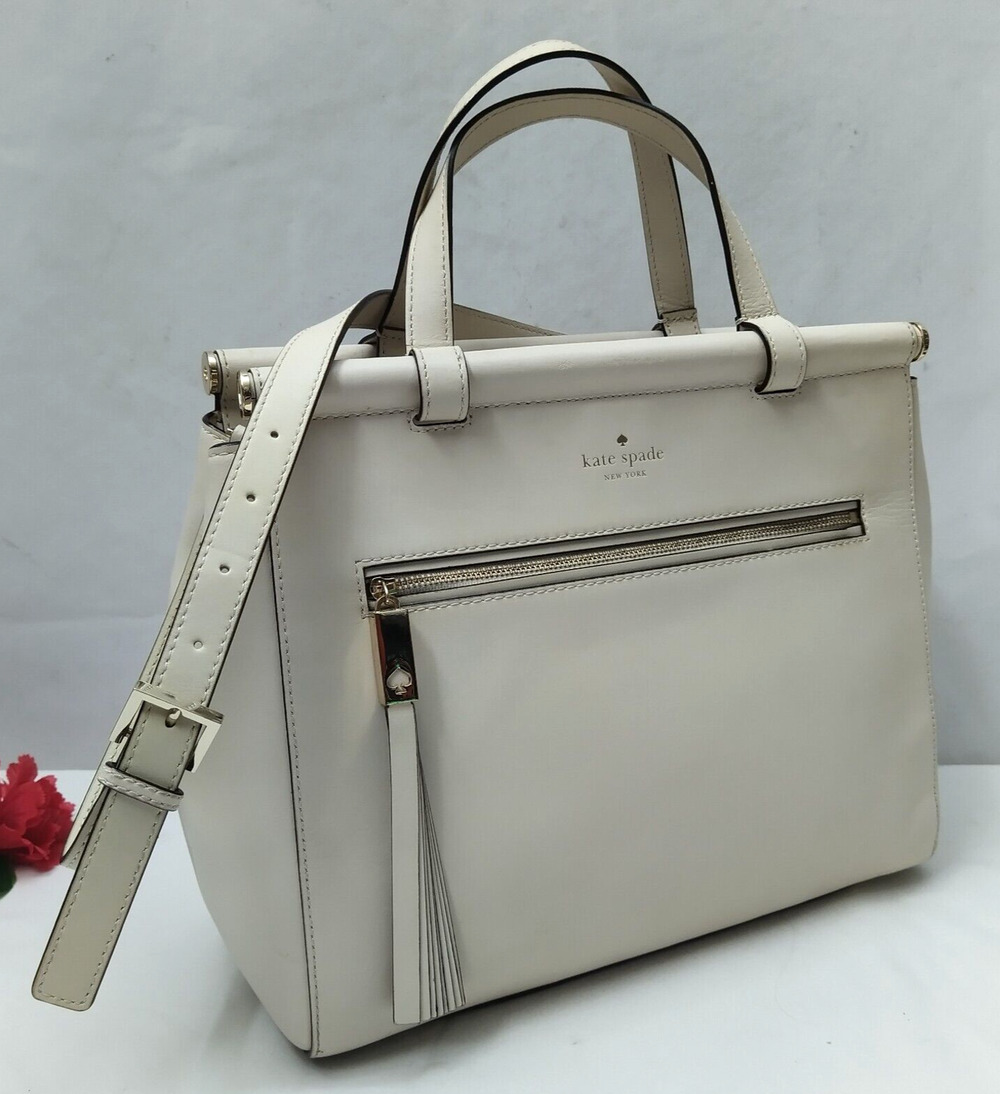 Kate Spade Royal Place Off-white Cream Double Handle Satchel Bag